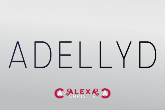Adellyd: The Minimal Sans Serif Font for Makers