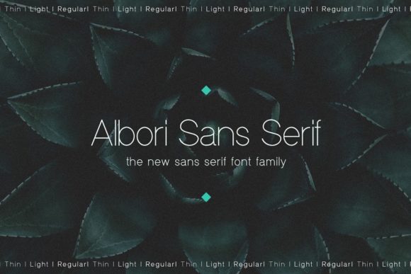 Albori: A Distinct Sans Serif Font for Modern Campaigns