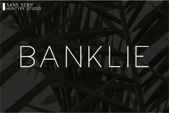 Banklie: The Modern Sans Serif Font for Marketers