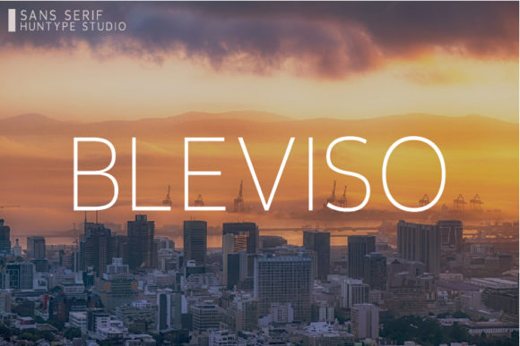 Bleviso: The Elegant Sans Serif Font for Campaigns