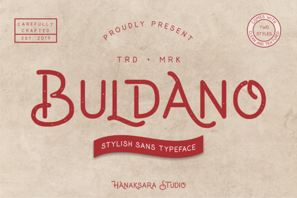 Buldano: A Stylish Sans Serif Font for Branding