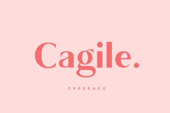Cagile: The Elegant Sans Serif Font for Modern Brands