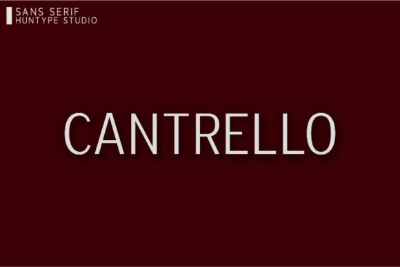 Cantrello: A Smooth Sans Serif Font for Makers