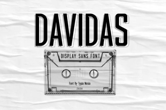 Davidas: A Bold Condensed Sans Serif for Modern Web Design