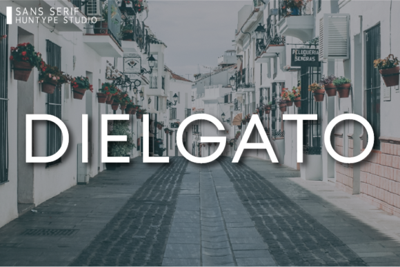 Dielgato: A Modern Sans Serif Font for Web Design