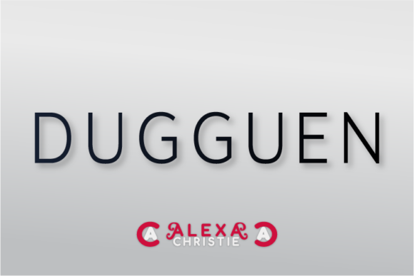 Dugguen: A Sophisticated Sans Serif for Editorial Design