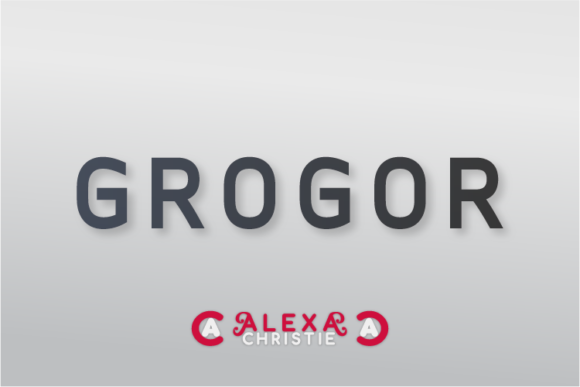 Grogor: A Contemporary Sans Serif Font for Makers