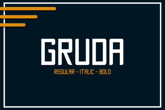 Gruda: The Bold Sans Serif Font for Modern Brands