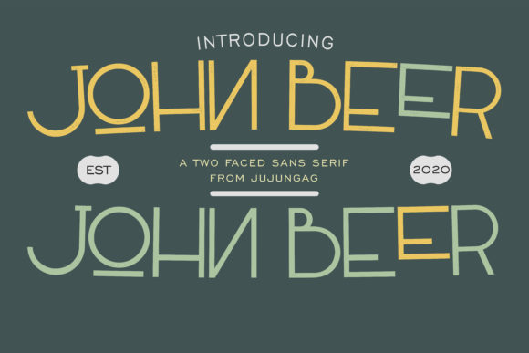 John Beer: The Minimal Sans Serif Font for Modern Brands