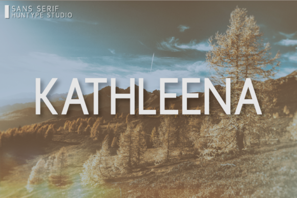 Kathleena: A Minimal Sans Serif Font for Modern Brands