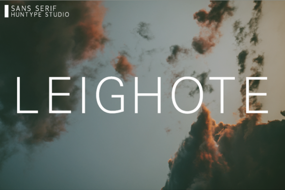 Leighote: A Modern Sans Serif for Campaigns