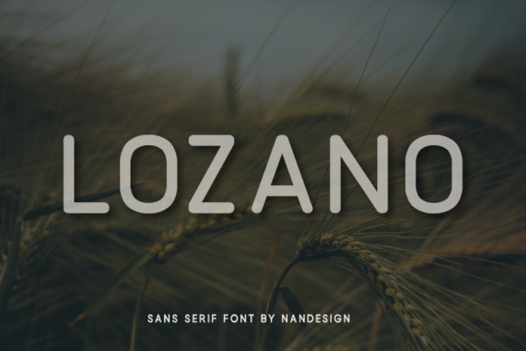 Lozano Typeface for Modern Web Branding