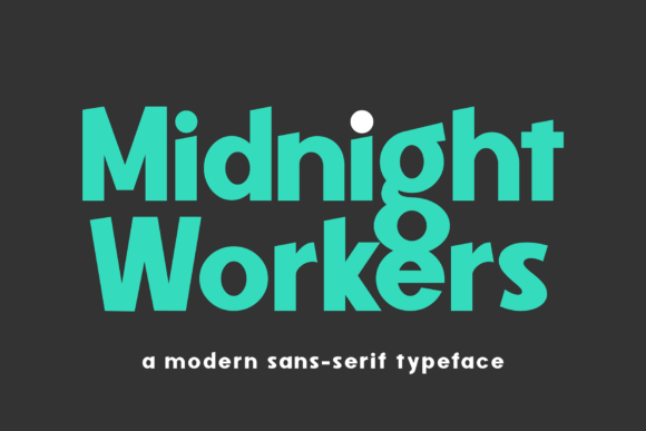 Midnight Workers: A Modern Sans Serif for Editorial Design