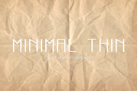 Minimal Thin: A Modern Sans Serif Font for Editors