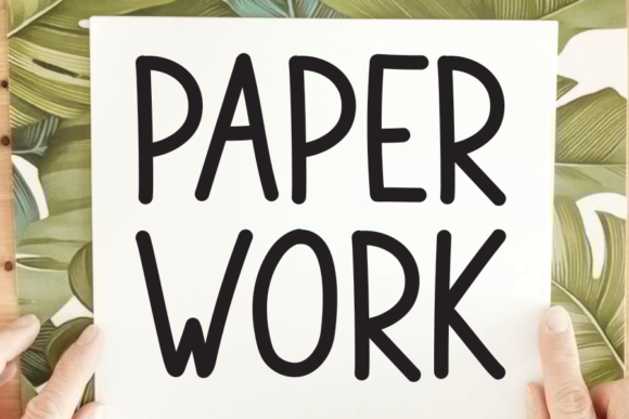 Paper Work: A Minimal Sans Serif Font for Web Design