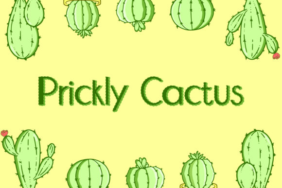 Prickly Cactus: A Distinct Sans Serif Font for Creators