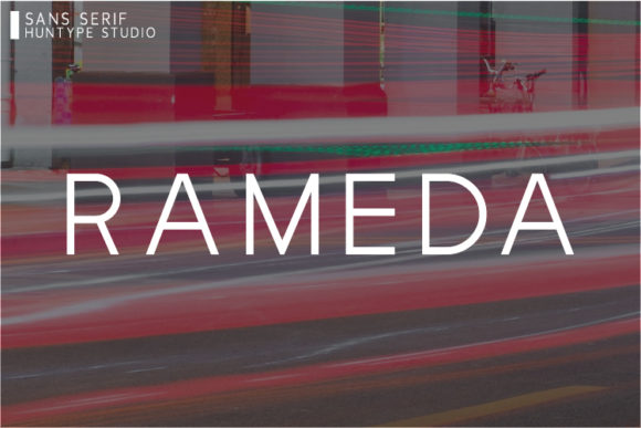 Rameda: The Elegant Sans Serif Font for Campaigns