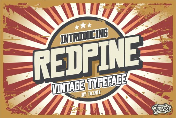 Redpine: A Retro Sans Serif Font for Makers