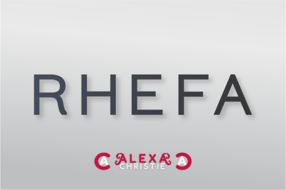 Rhefa: An Elegant Sans Serif Font for Editorial Design