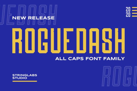 Roguedash: The Bold Sans Serif Font for Your Brand