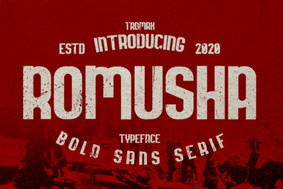 Romusha Font for Modern Craft Branding