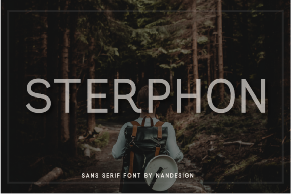Sterphon: A Strong Sans Serif Font for Modern Editorial Design