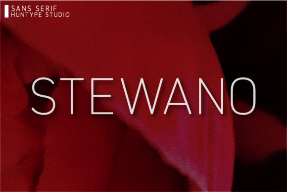 Stewano: A Modern Sans Serif Font for Editorial Design