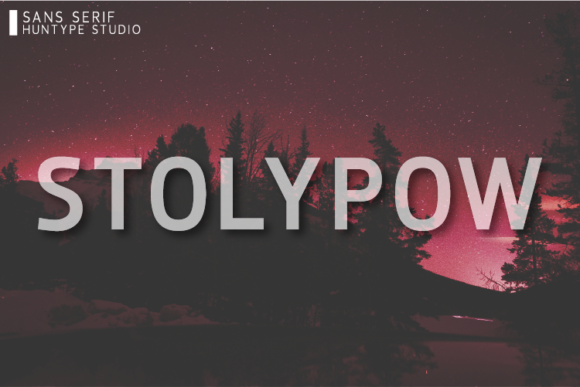 Stolypow: A Minimal Sans Serif for Modern Branding