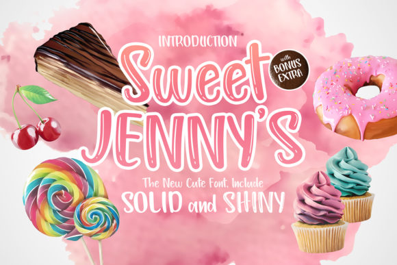 Sweet Jenny s: A Colorful Sans Serif Font for Branding