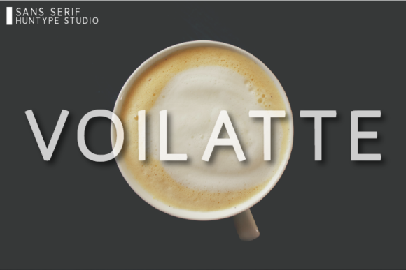 Voilatte: A Contemporary Sans Serif for Modern Branding